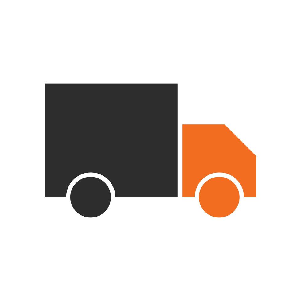 Delivery truck icon vector template. fast shipping delivery. delivery service