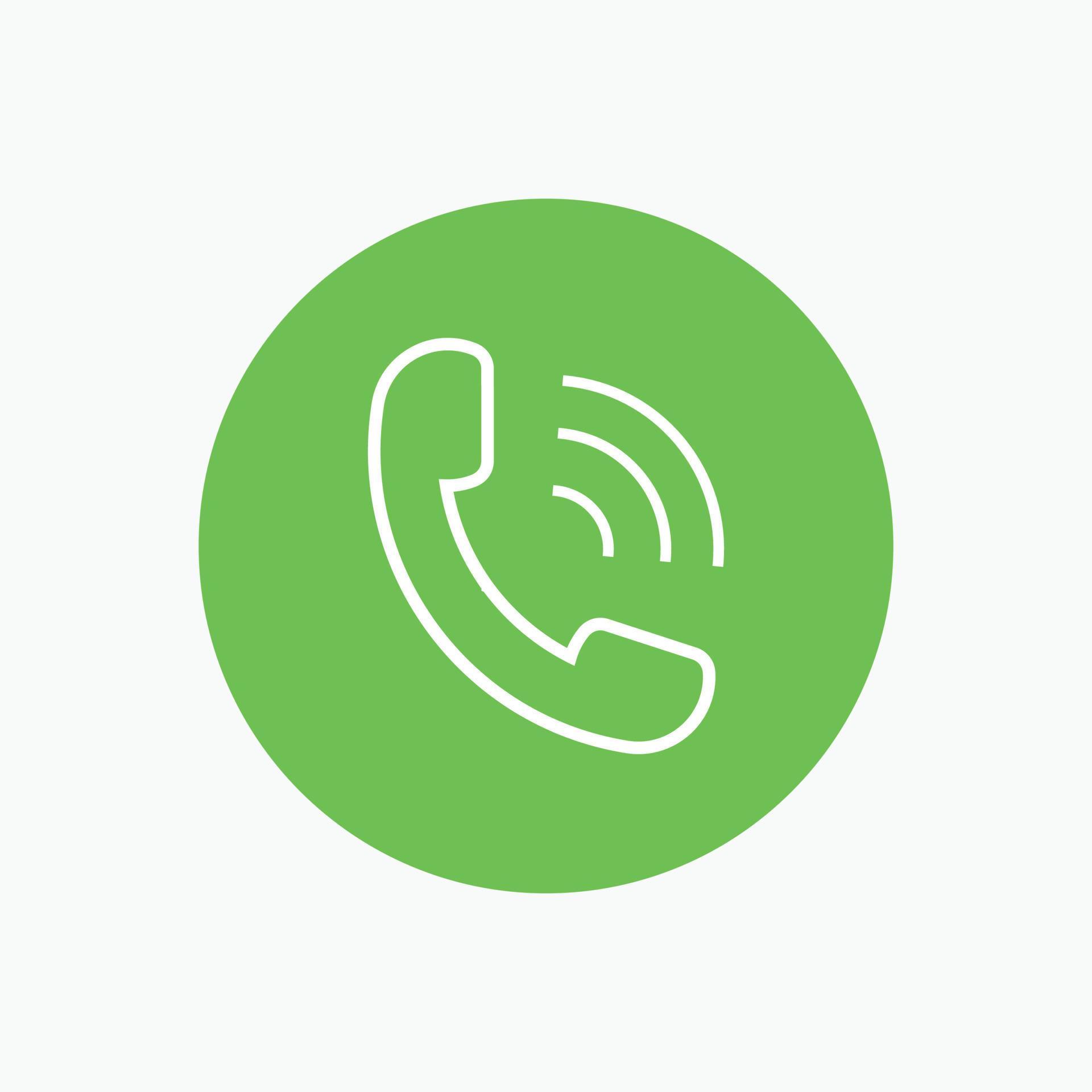 call Answer icon symbol green call icon symbol for web, app, logo