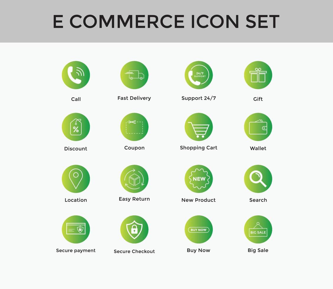 Set of e commerce line icon  online shopping icon set editable Stroke vector