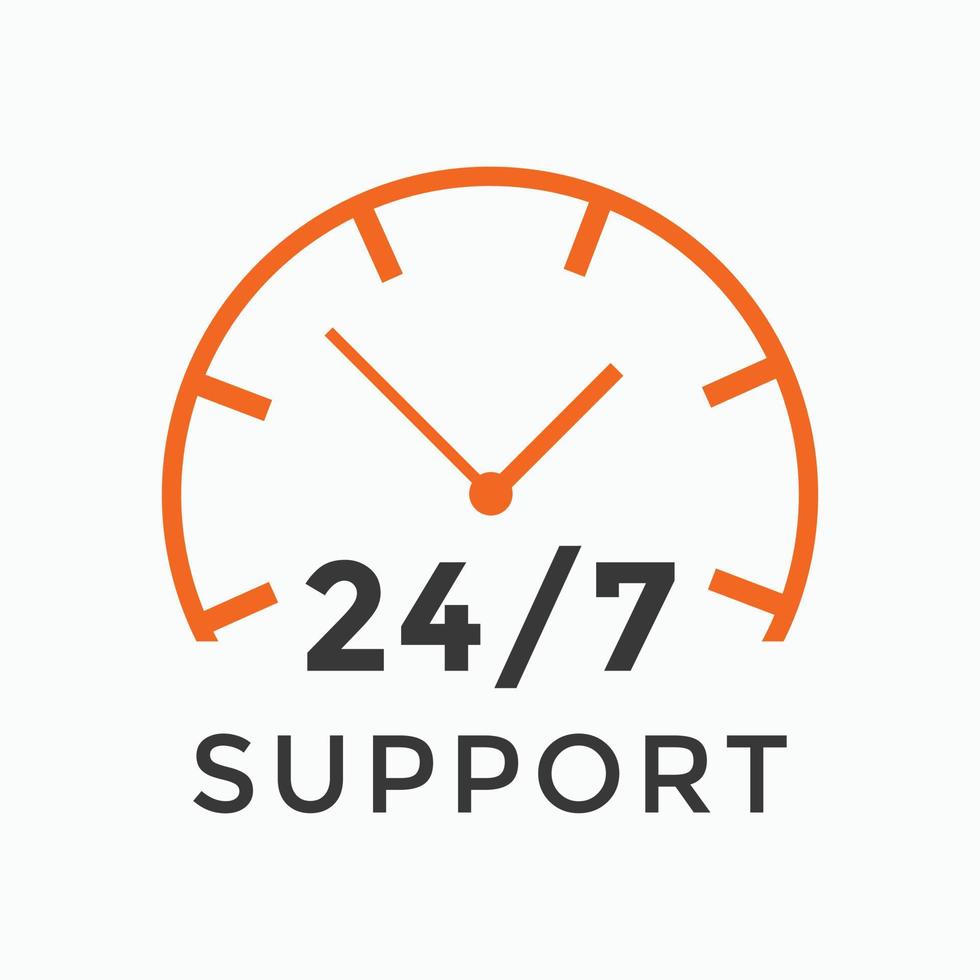 24 hours call center icon vector 247 support icon sign button call center symbol icon template