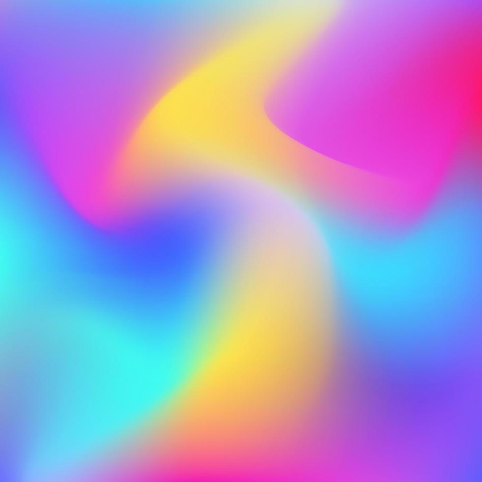 fondo abstracto holográfico vector