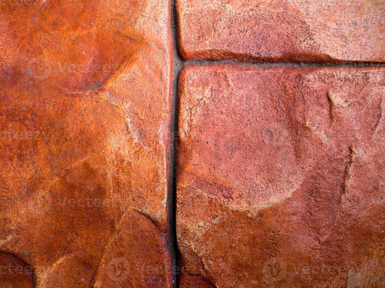 Artificial stone pattern tile flooring photo