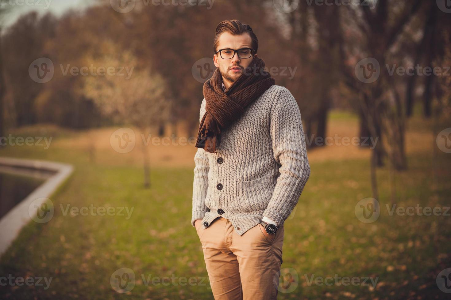 portrait attractive man photo