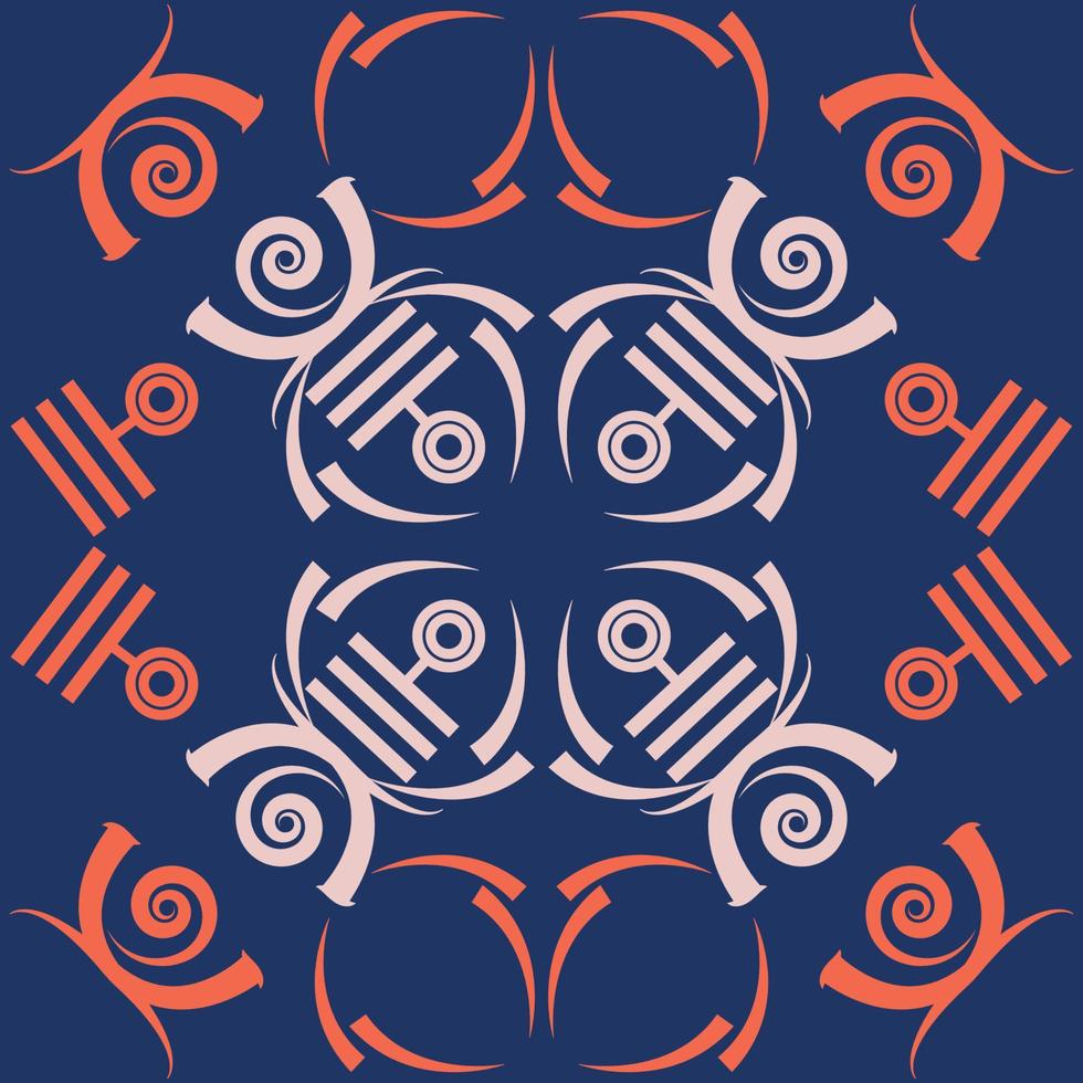 Magic runes pattern Mystical geometry sign vector