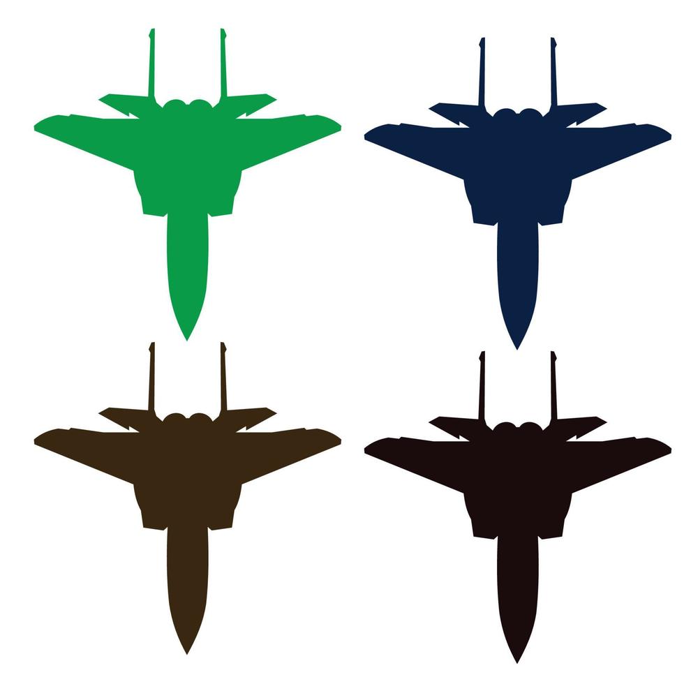 modern jet fighter vector design