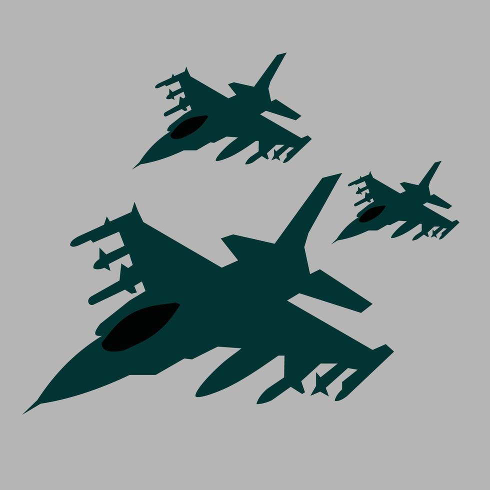 modern jet fighter vector design