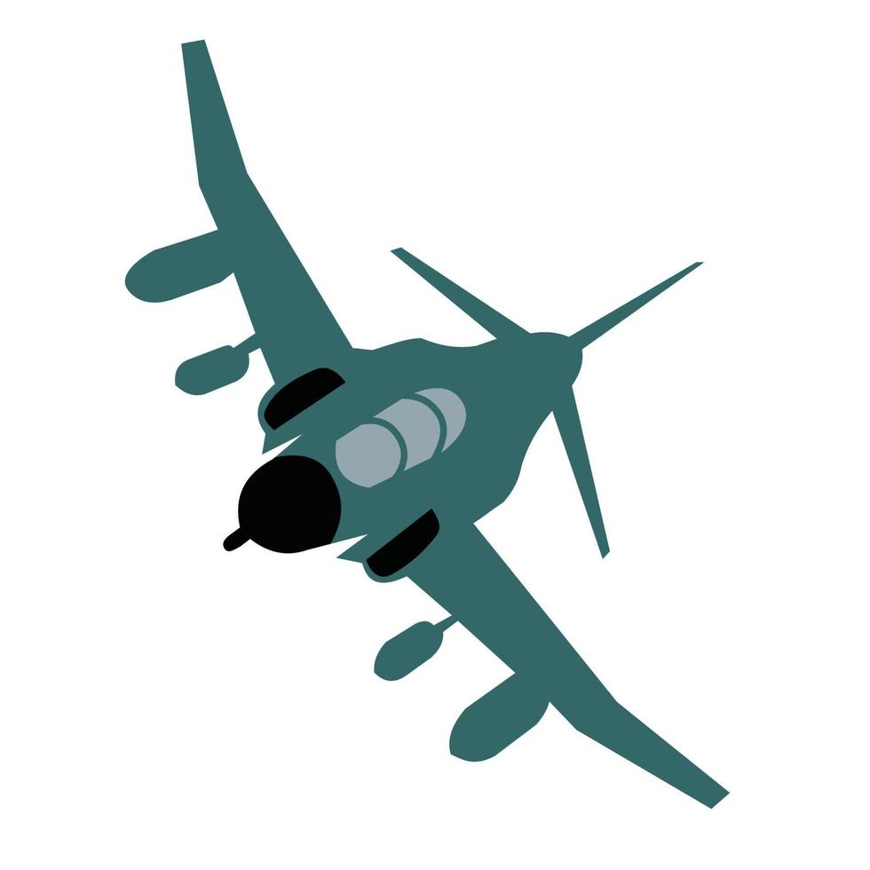 F4 phantom jet fighter vector