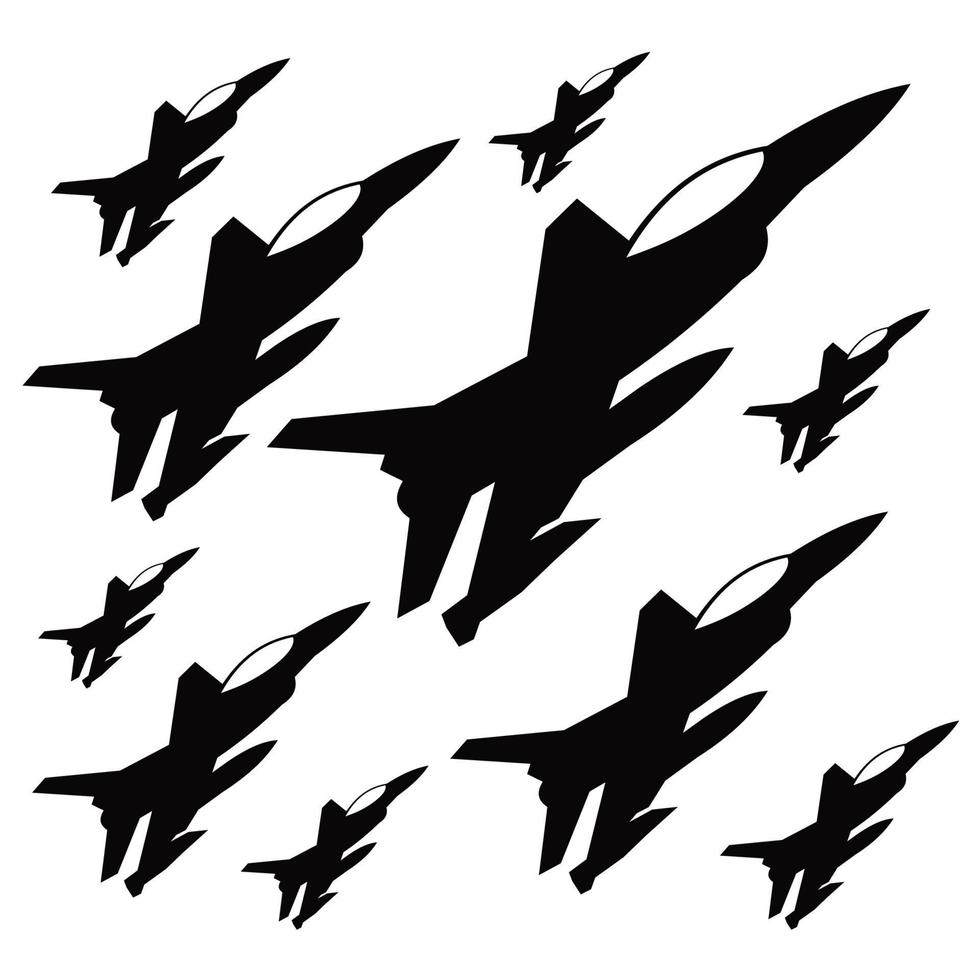 modern jet fighter vector design