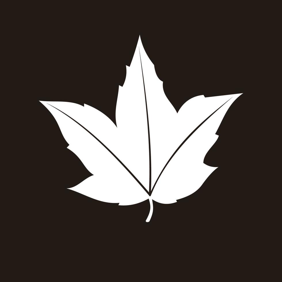 maple leaf logo template vector