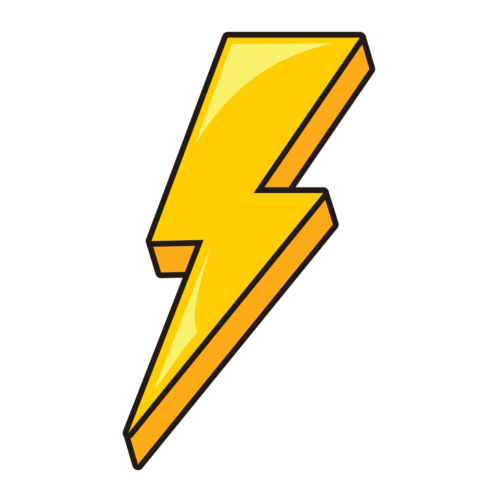 lightning sign icon 5753816 Vector Art at Vecteezy