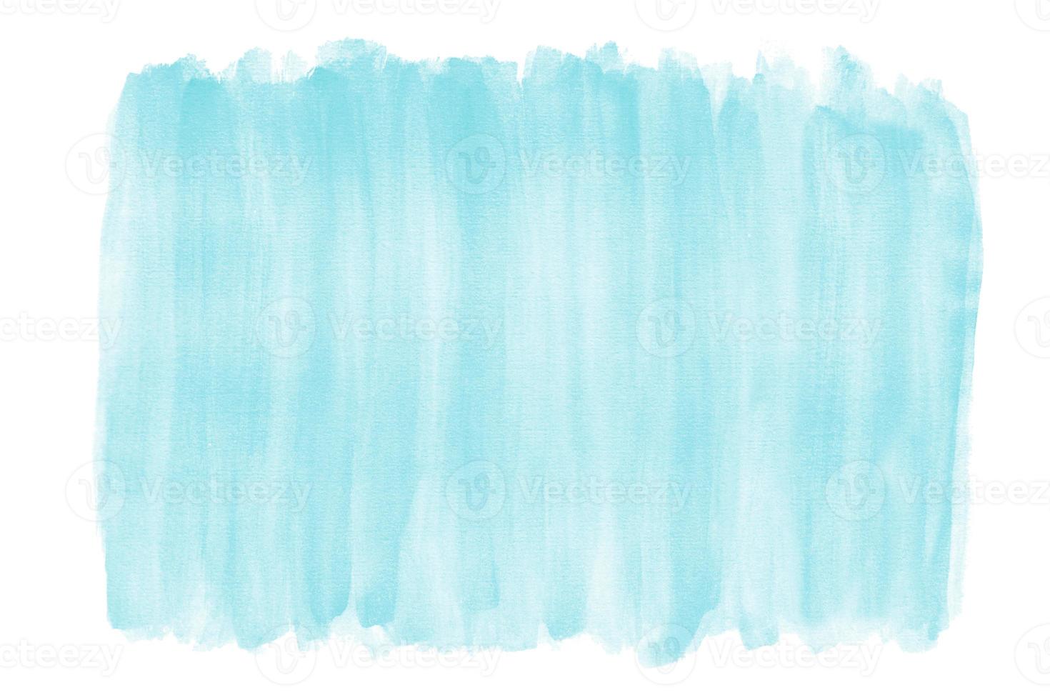 light blue watercolor background with brushstroke texture and rough edges photo