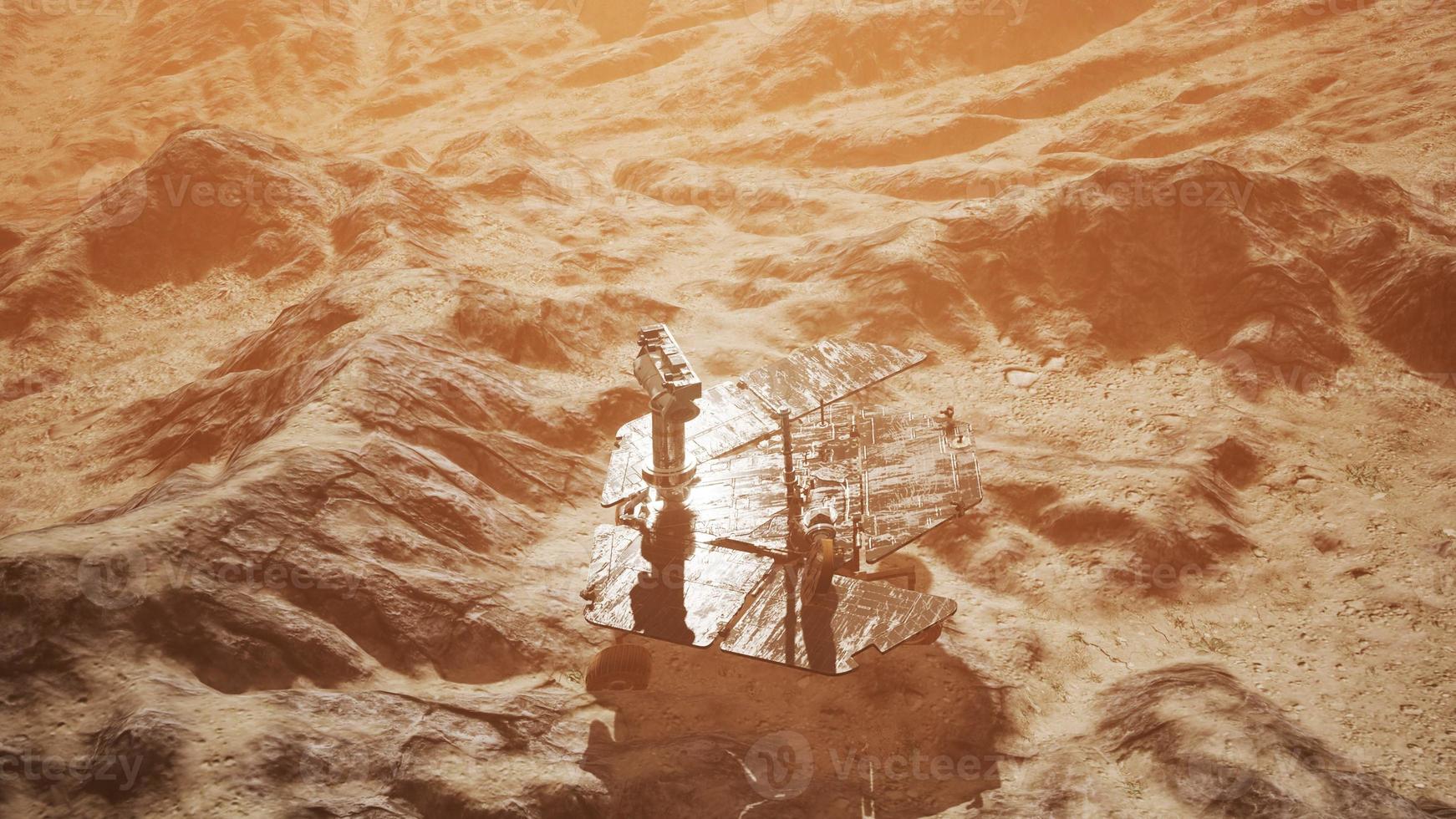 Opportunity Mars exploring the surface of red planet photo