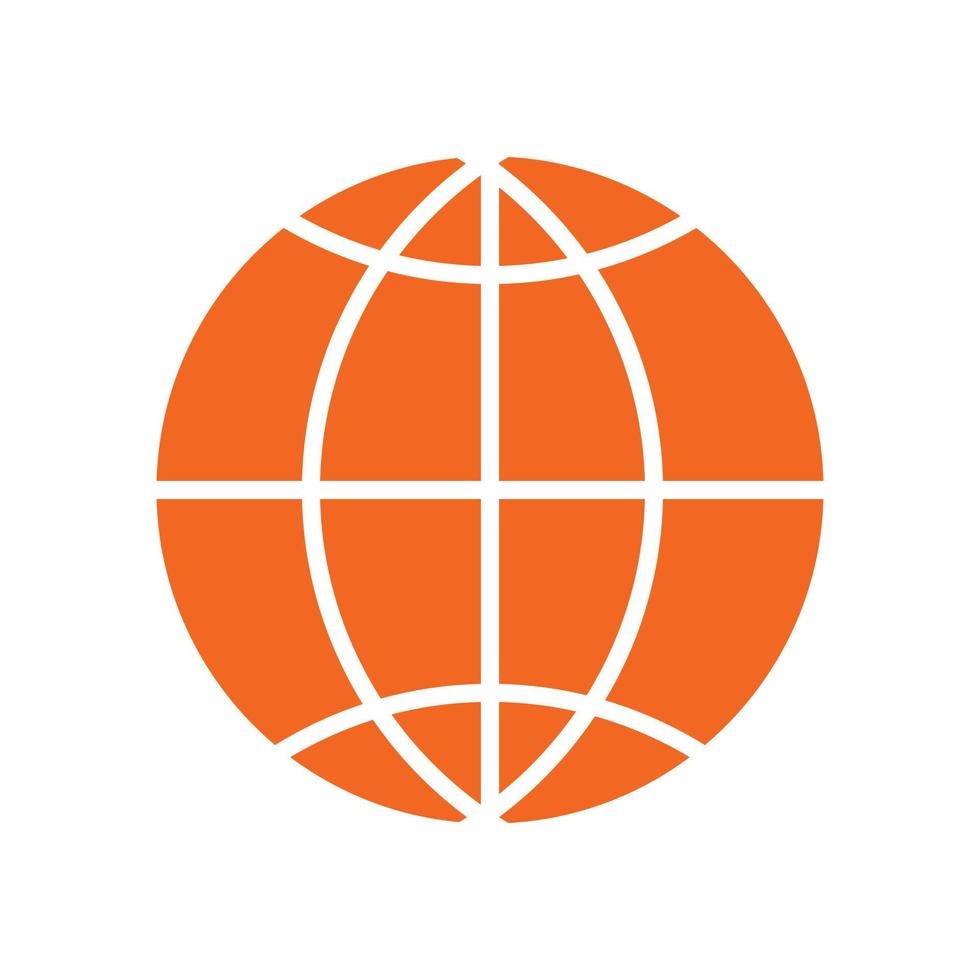 Global icon sign vector template