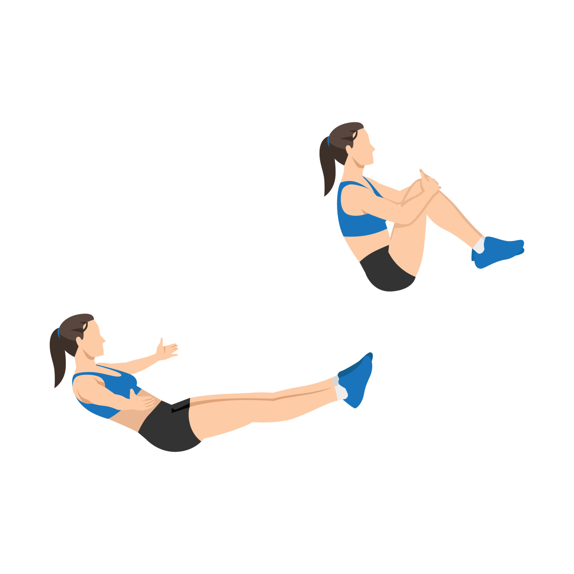 Reverse Crunches  Illustrated Exercise Guide