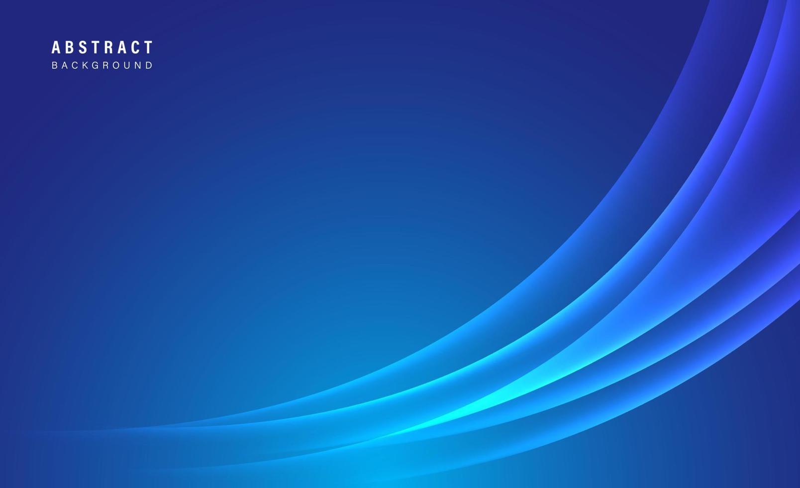 elegante fondo azul degradado con forma brillante. nuevo vector de fondo de onda azul abstracto.