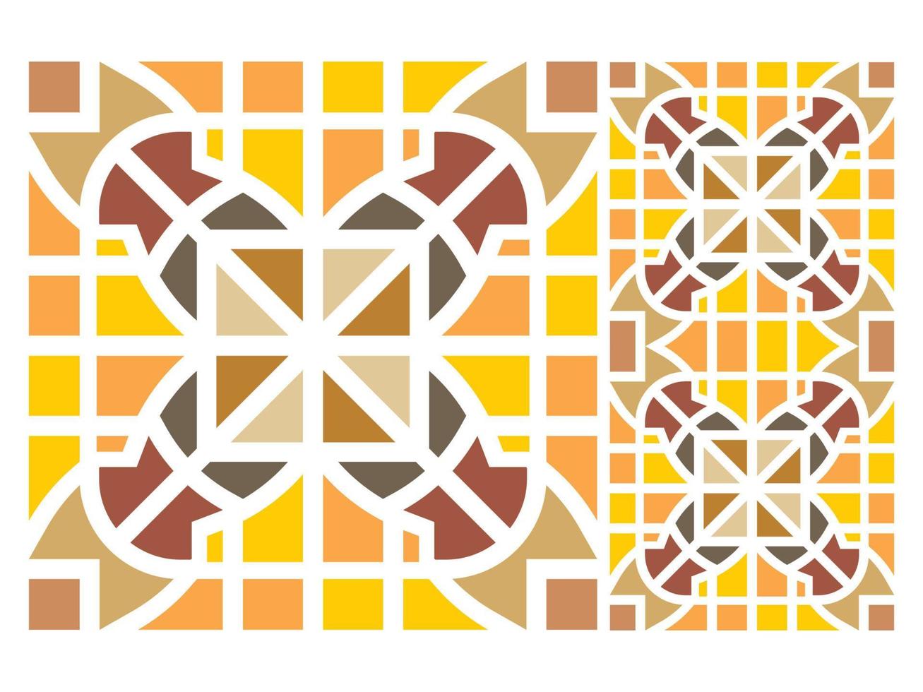 Seamless Pattern Design Tile Mosaic Vector Free