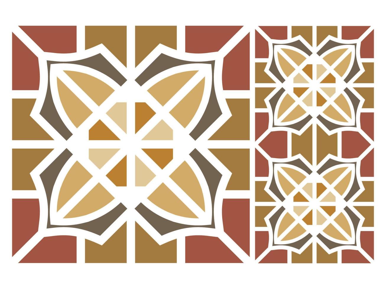 Seamless Pattern Design Tile Mosaic Vector Free