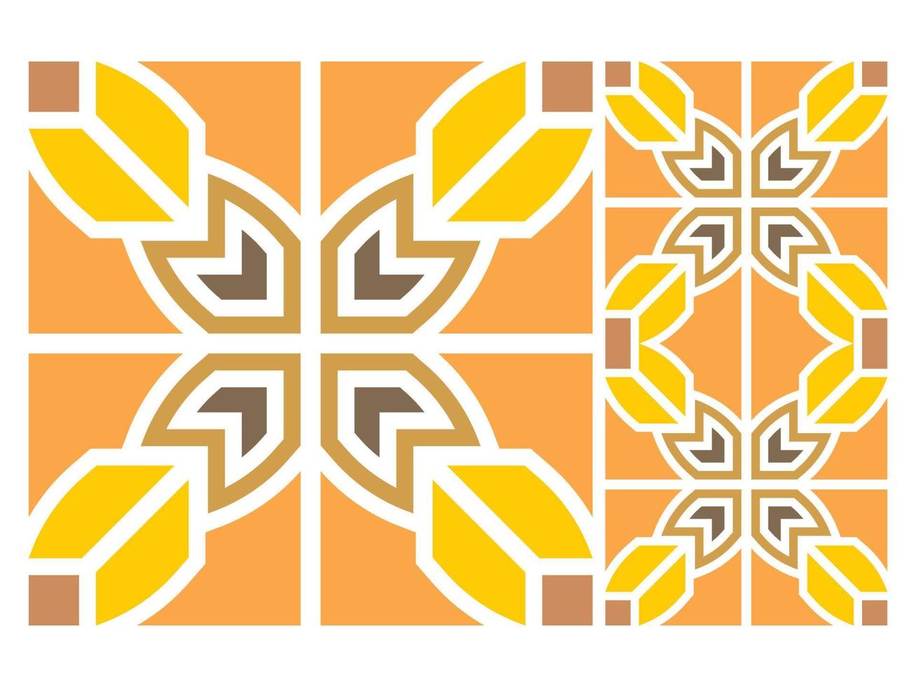 vector colorido de diseño de azulejo de patrones sin fisuras moderno gratis