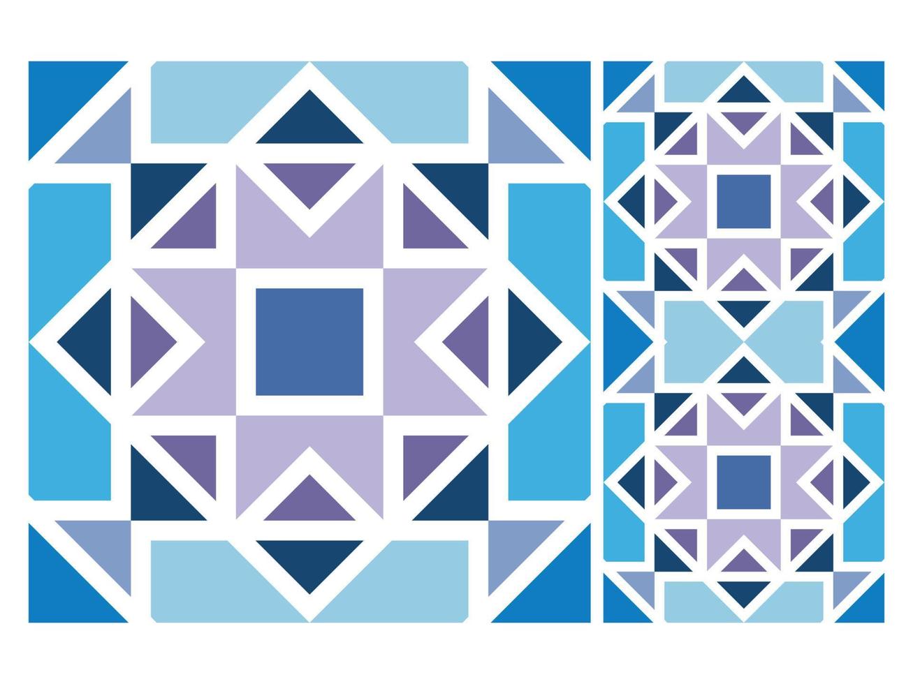 Pattern Seamless Colorful Geometric Design Tile Free vector