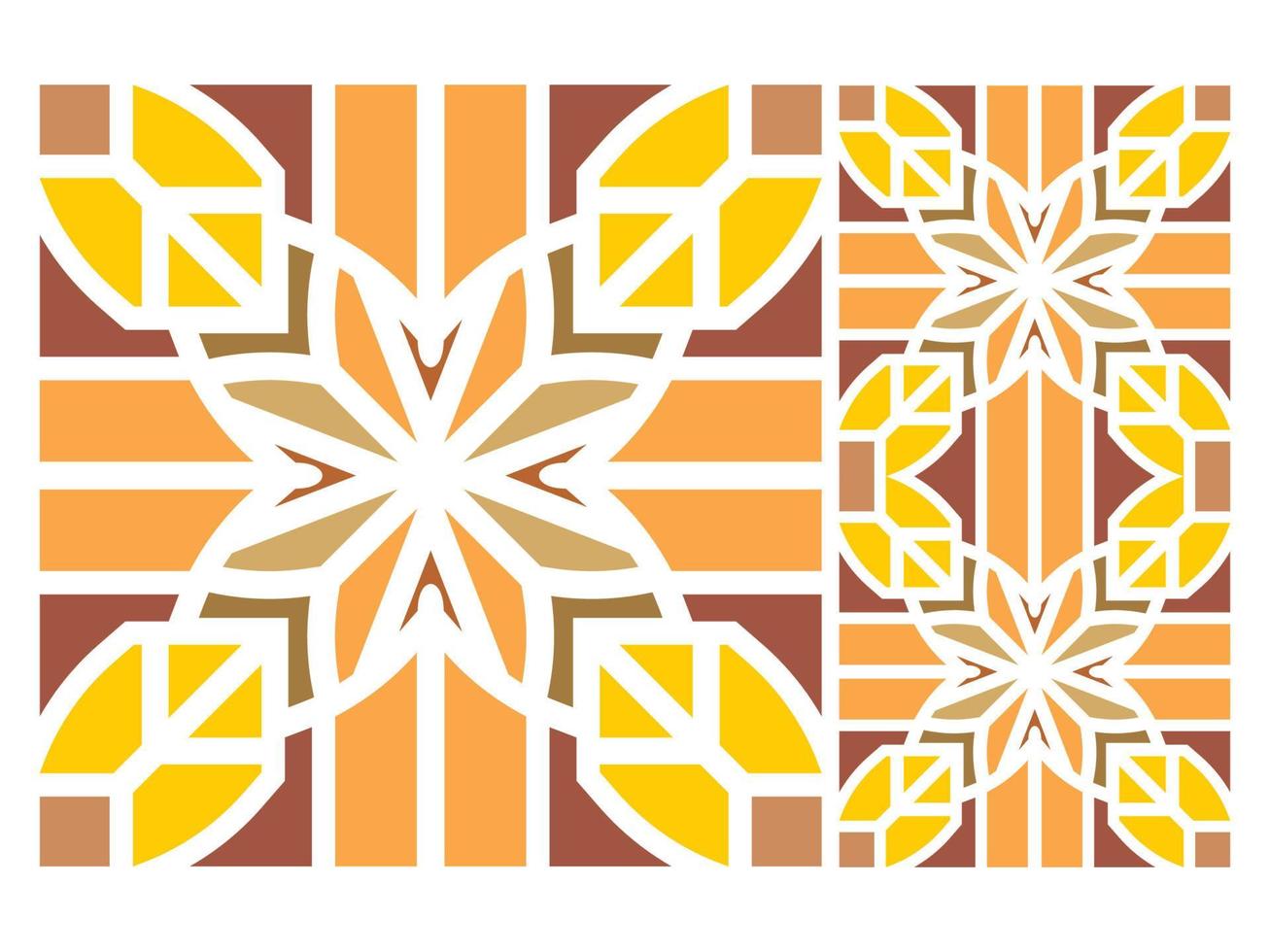 Seamless Pattern Design Tile Mosaic Vector Free