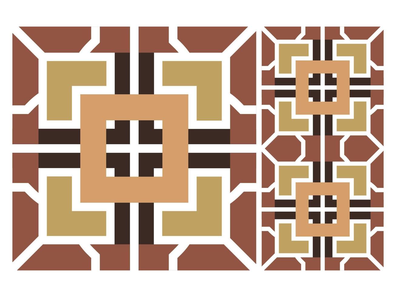 Seamless Pattern Modern Geometric Colorful Design Tile Free vector