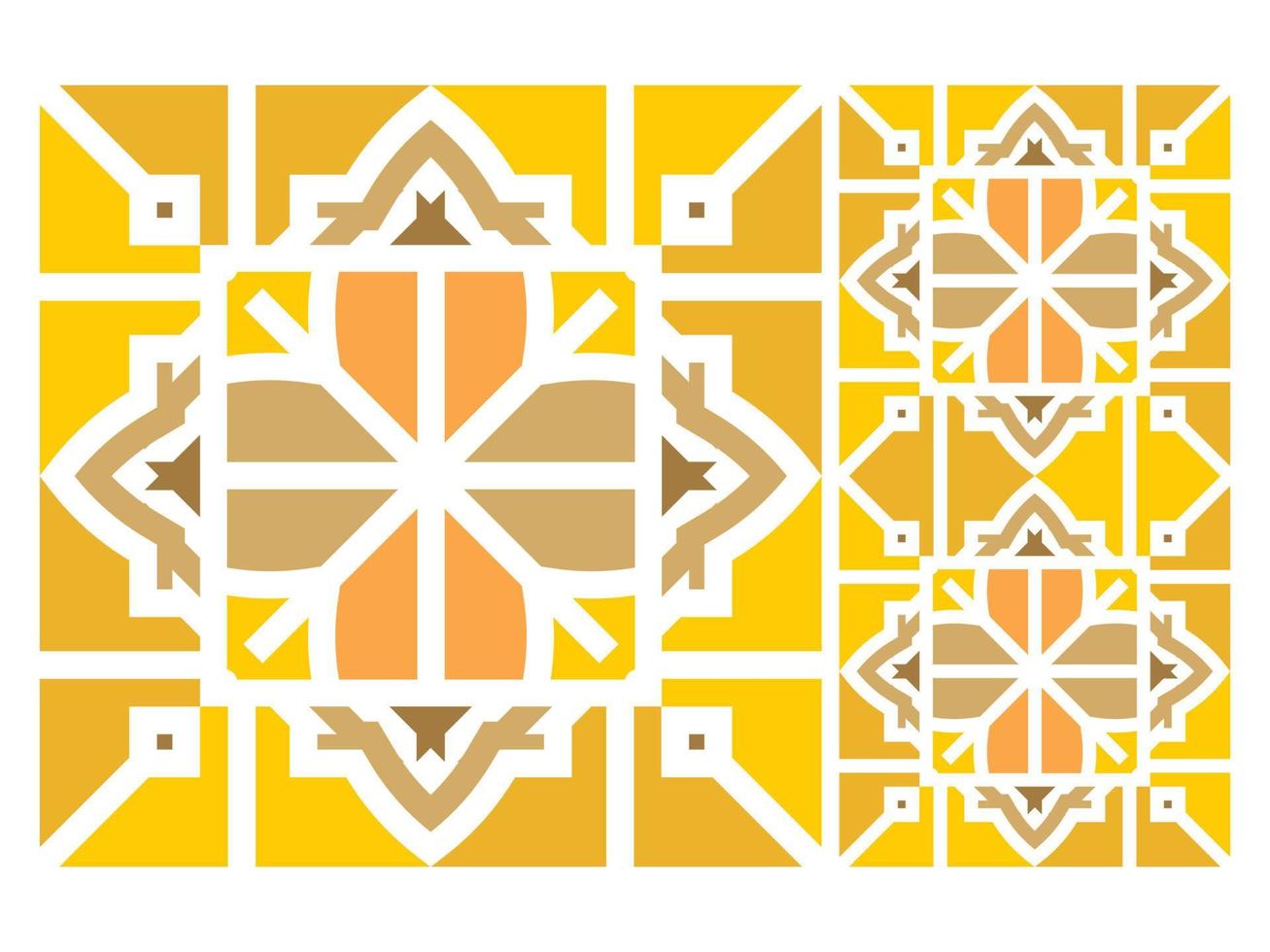 Seamless Pattern Design Tile Mosaic Vector Free