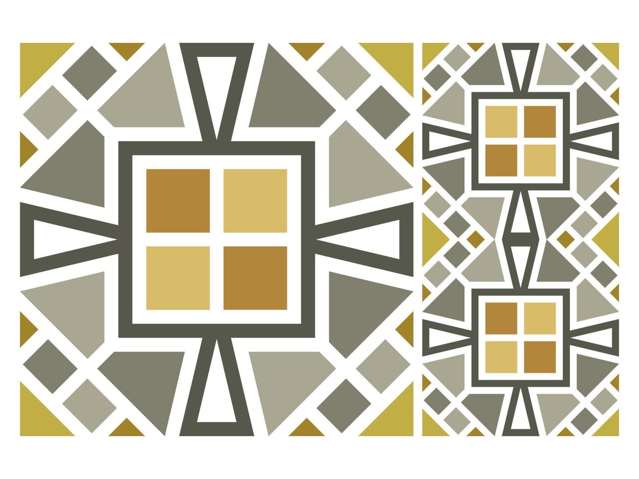 vector de diseño de patrones sin fisuras de decoración de forma geométrica abstracta gratis