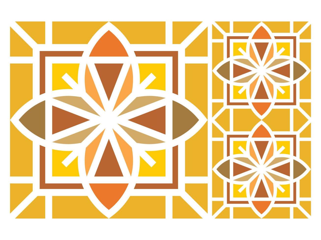 Modern Seamless Pattern Tile Design Colorful Vector Free