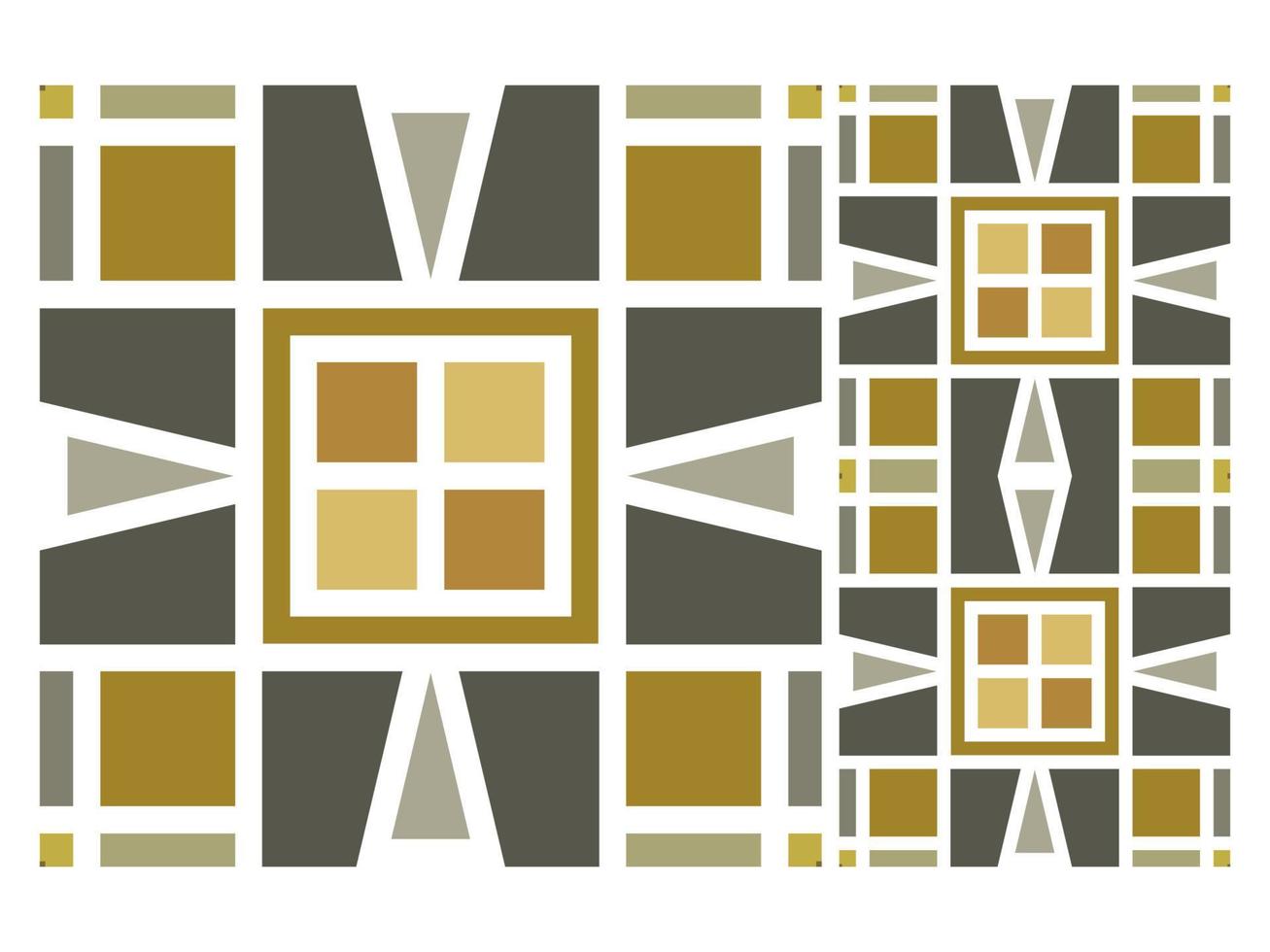 Abstract Geometric Shape Decoration Seamless Pattern Design Vector Free