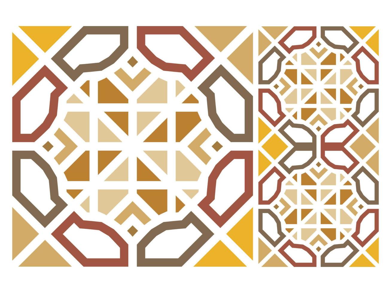 Seamless Pattern Design Tile Mosaic Vector Free
