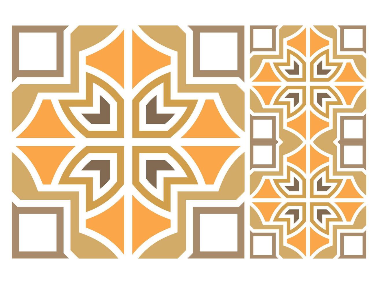 Modern Seamless Pattern Tile Design Colorful Vector Free