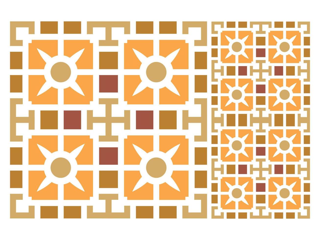 vector de mosaico de azulejo de diseño de patrones sin fisuras gratis