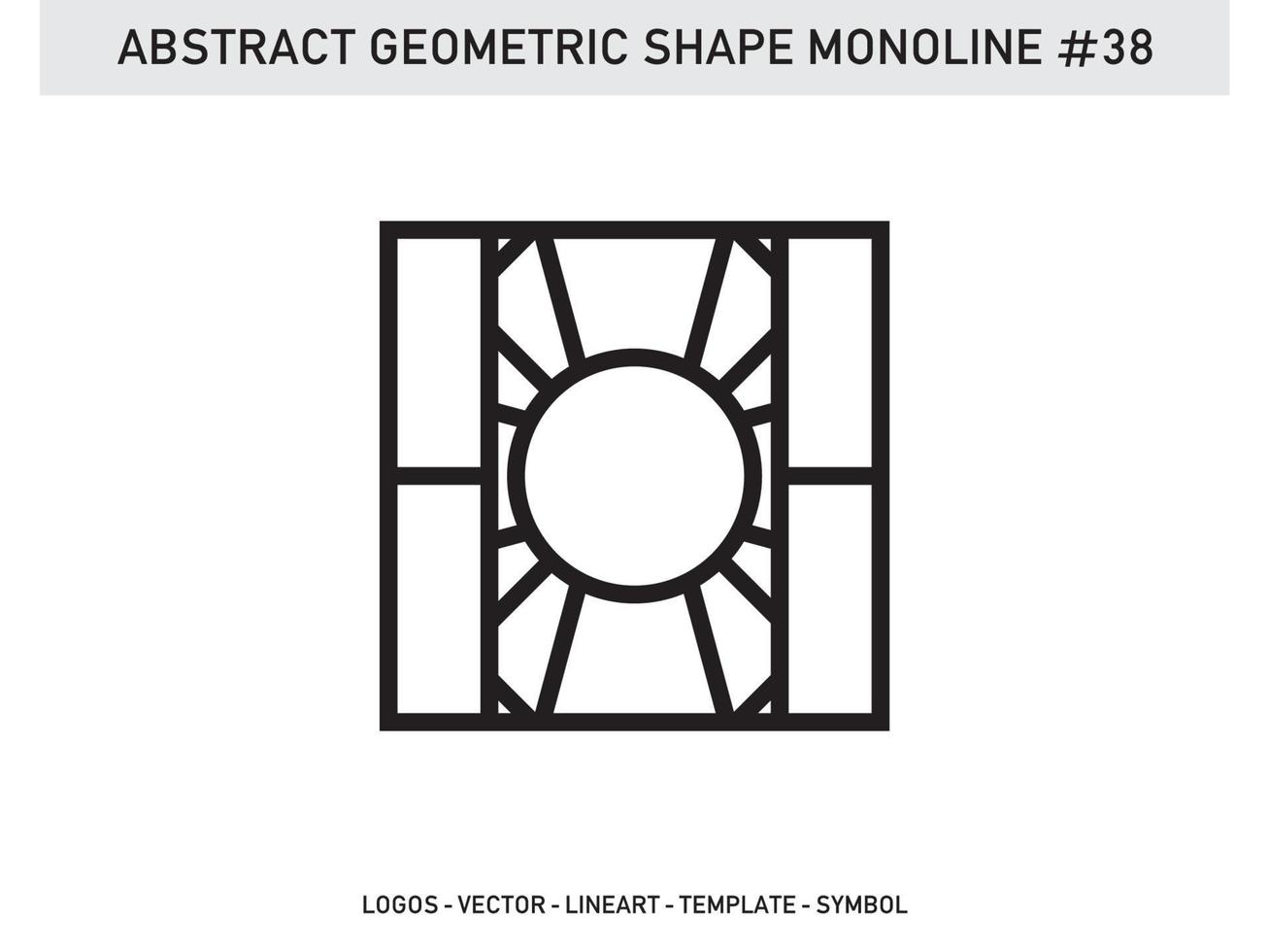 Geometrical Frames Abstract Polygonal Shapes Elegant Borders Element Symbols Free Vector