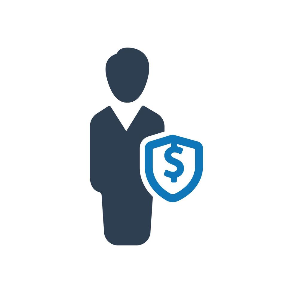 Financial Manager, Economist, Capitalist Icon vector