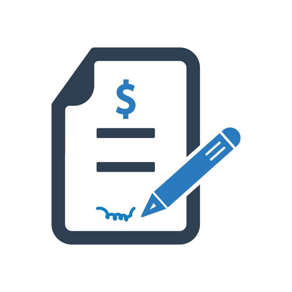 Sign a Business Deal Icon vector
