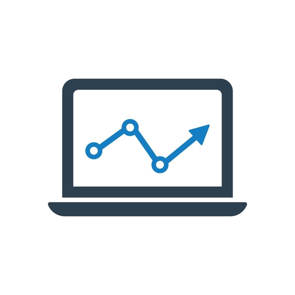 Market Analysis Icon, Business Marketing Report vector