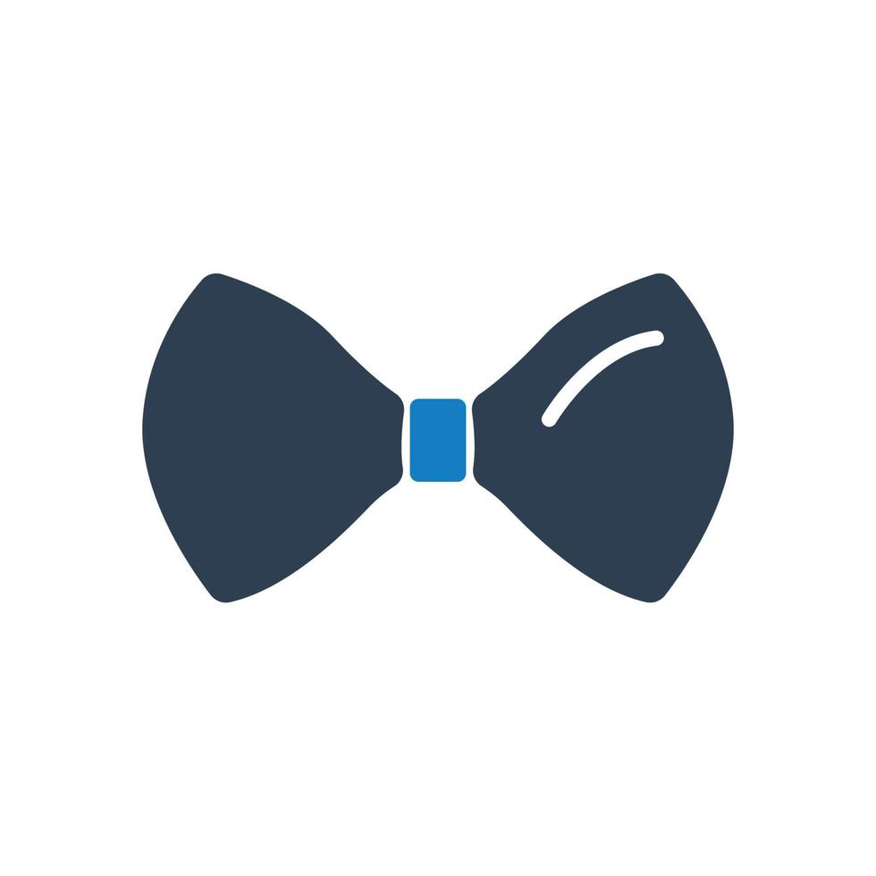 Bow Tie Business Gentleman Style icon vector