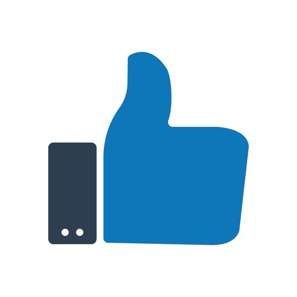 Thumbs up Icon, vector graphics