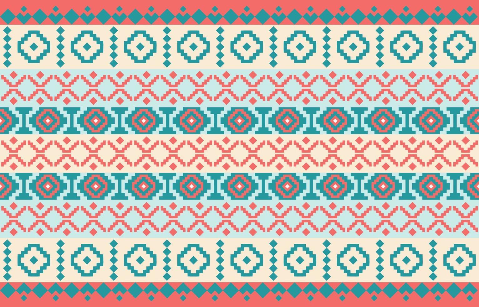 Beautiful Ethnic abstract geometric art. Seamless chevron pattern in tribal, folk embroidery, and floral. Aztec rhombus art ornament print.Design for carpet, wallpaper, clothing, wrapping, fabric. vector