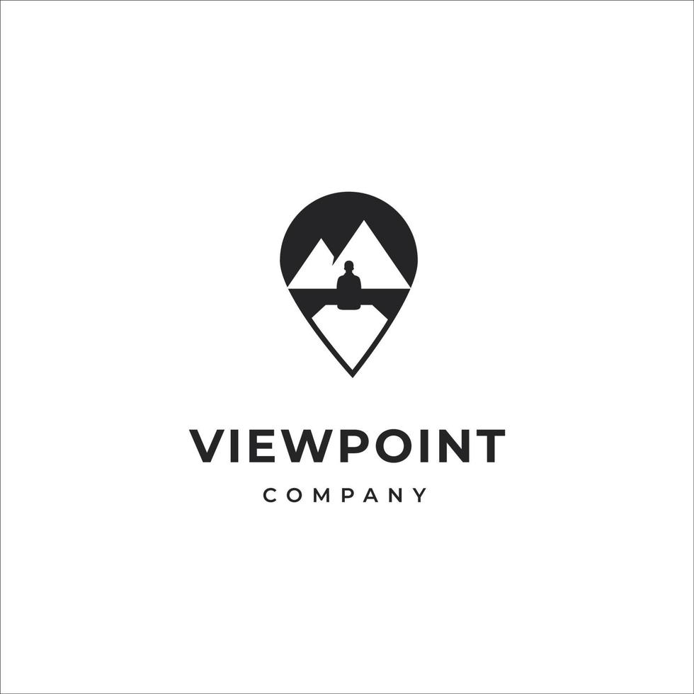 Mountain Viewpoint logo vector