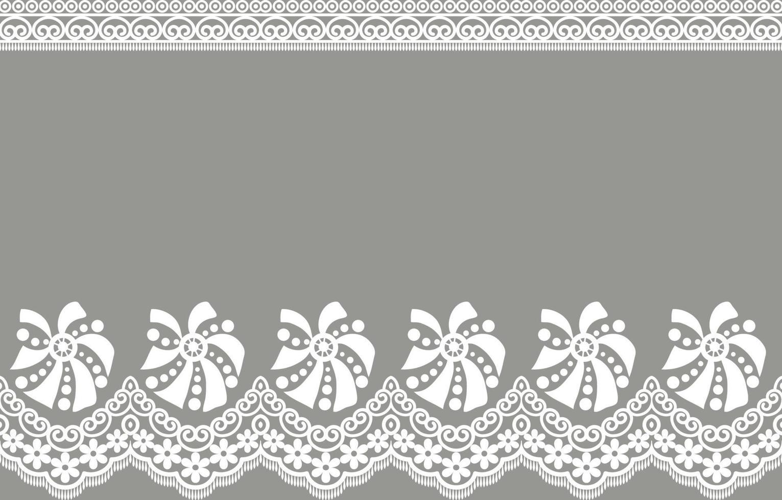 Seamless lace pattern, flower vintage vector background.