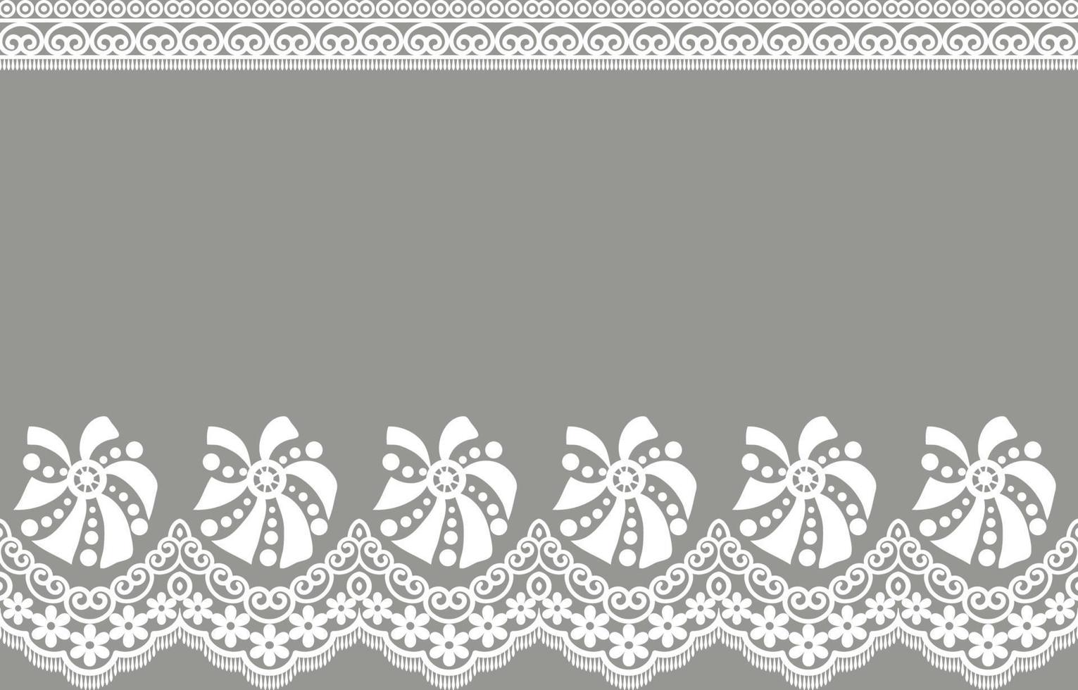 Seamless lace pattern, flower vintage vector background.