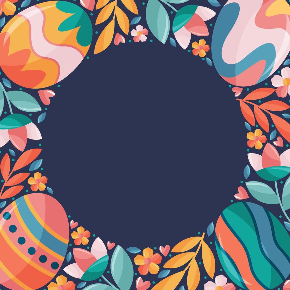 Holy Week Easter Egg General Background vector