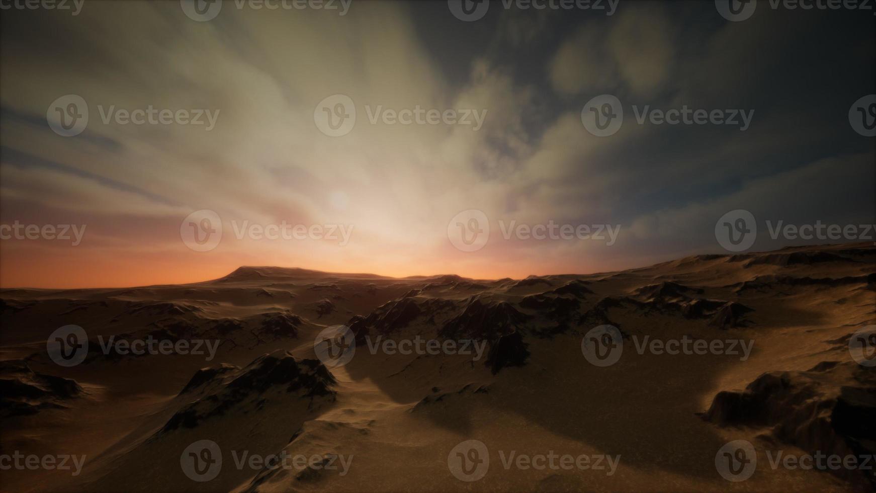 tormenta del desierto en el desierto de arena foto