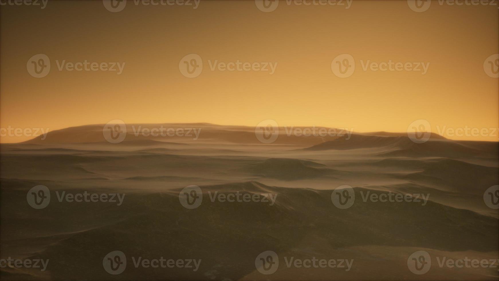 desert storm in sand desert photo