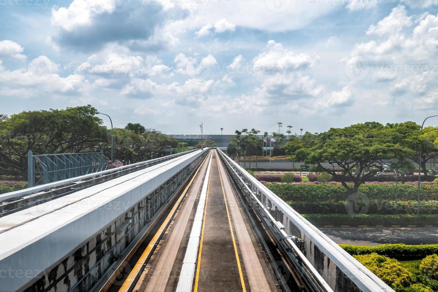 Movement of High-speed rail photo