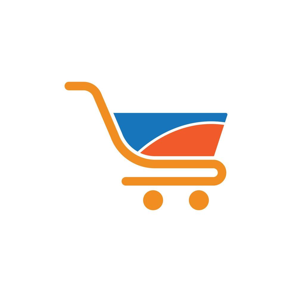 logotipo de la tienda de supermercado vector