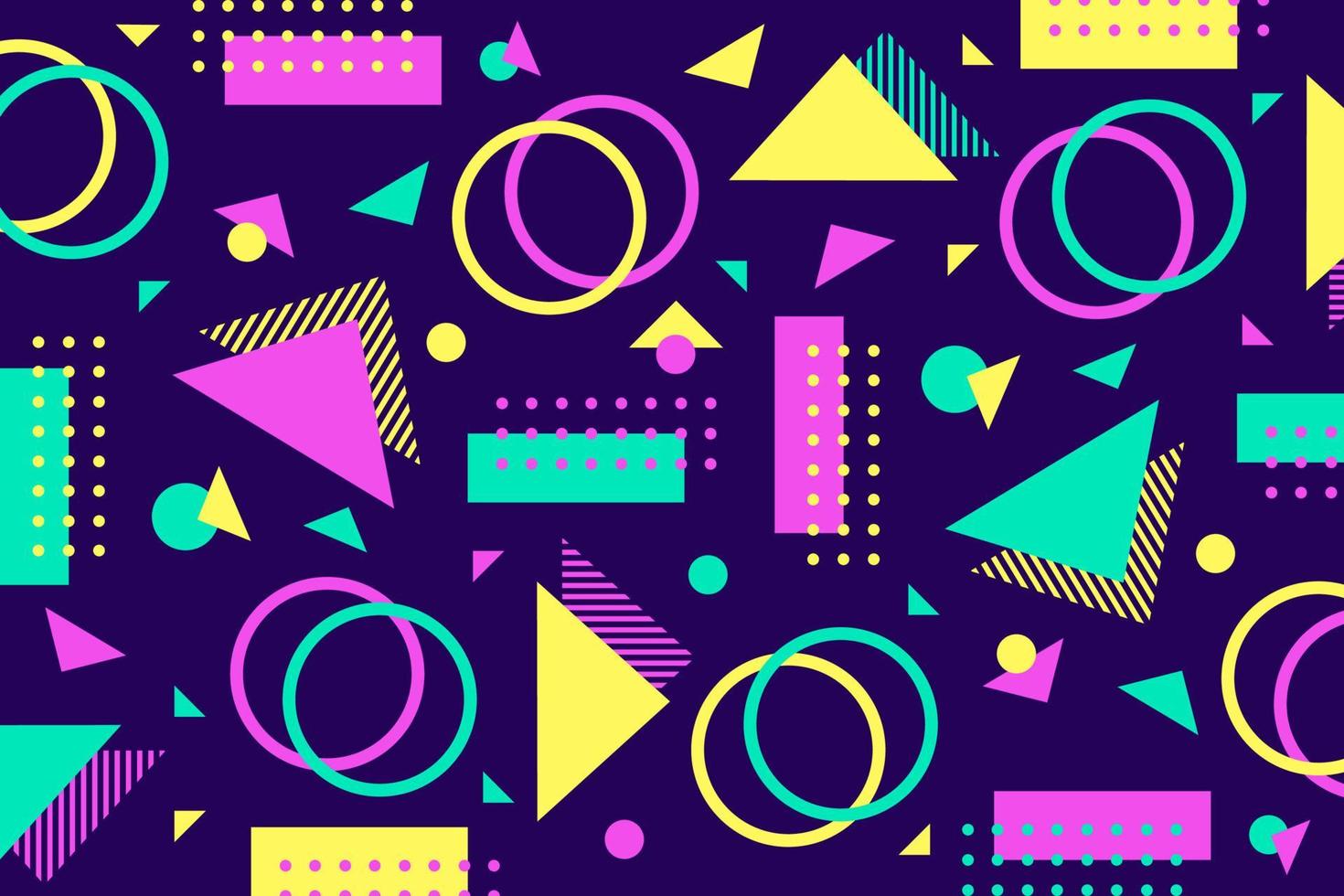 Retrofuturism seamless pattern vector