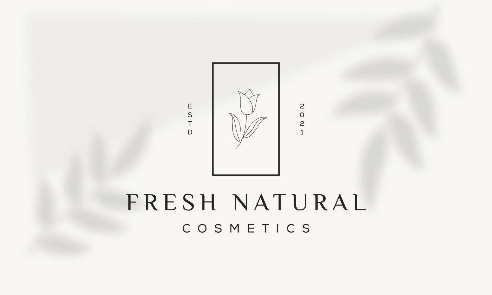 logotipo dibujado a mano con elementos florales botánicos con flores silvestres y hojas. logo para spa y salón de belleza, boutique, tienda orgánica, boda, diseñador floral, interior, fotografía, cosmética. vector