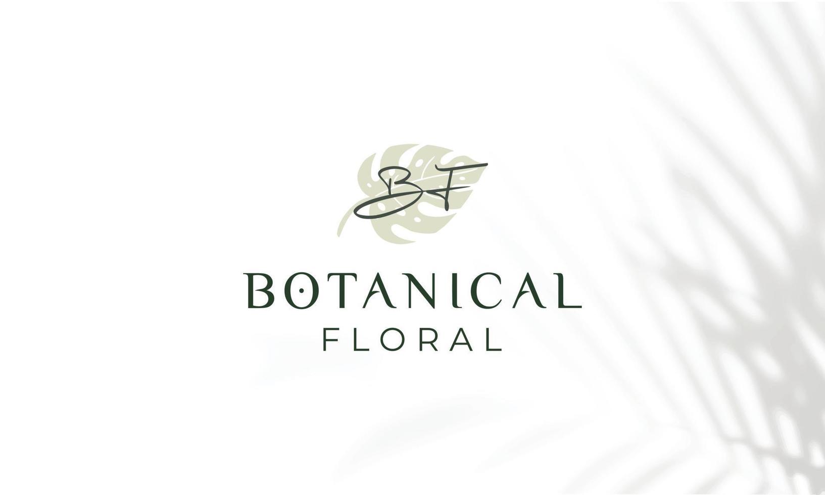 logotipo dibujado a mano con elementos florales botánicos con flores silvestres y hojas. logo para spa y salón de belleza, boutique, tienda orgánica, boda, diseñador floral, interior, fotografía, cosmética. vector